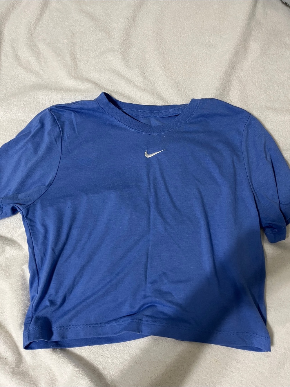 Nike Royal Blue Short Sleeve Tee with White Swoosh